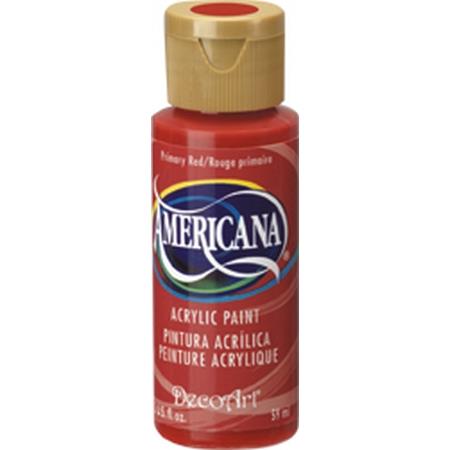 DecoArt Primary Red Americana Acrylic 2oz