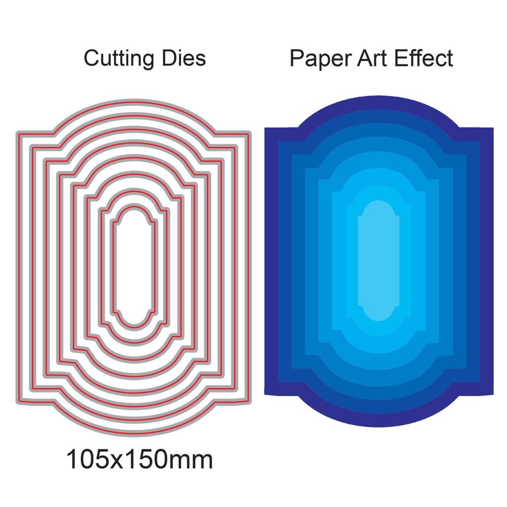 Nesting Die Set - Arched Frame