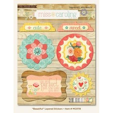 Beautiful Layered Stickers Sold in singles