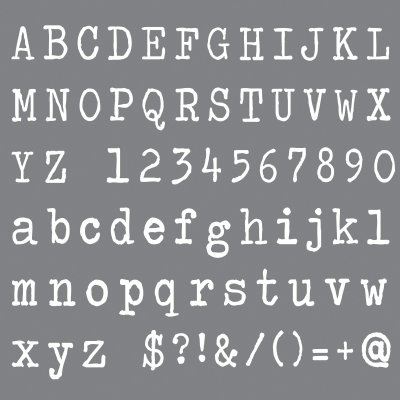 Typeface 8x8 Stencil – Go Craft