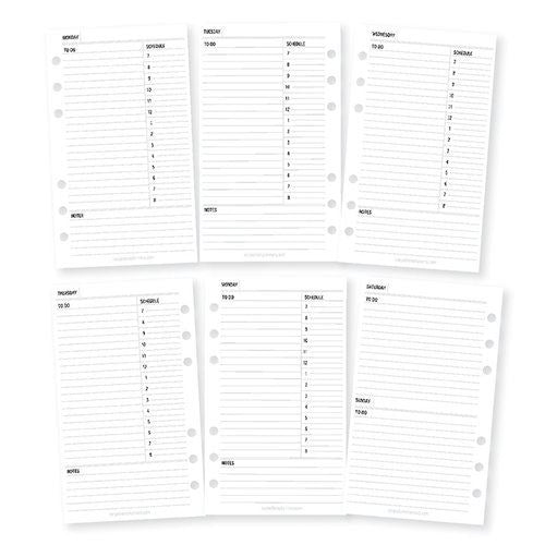 Planner Essentials Daily inserts Sold in singles