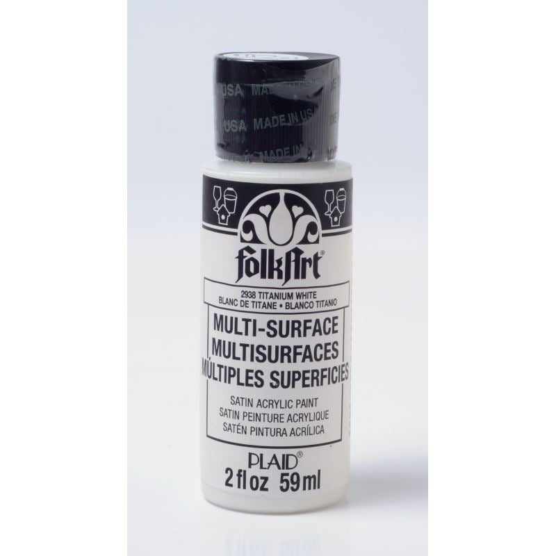 Titanium White Folkart Multi-Surface 2oz