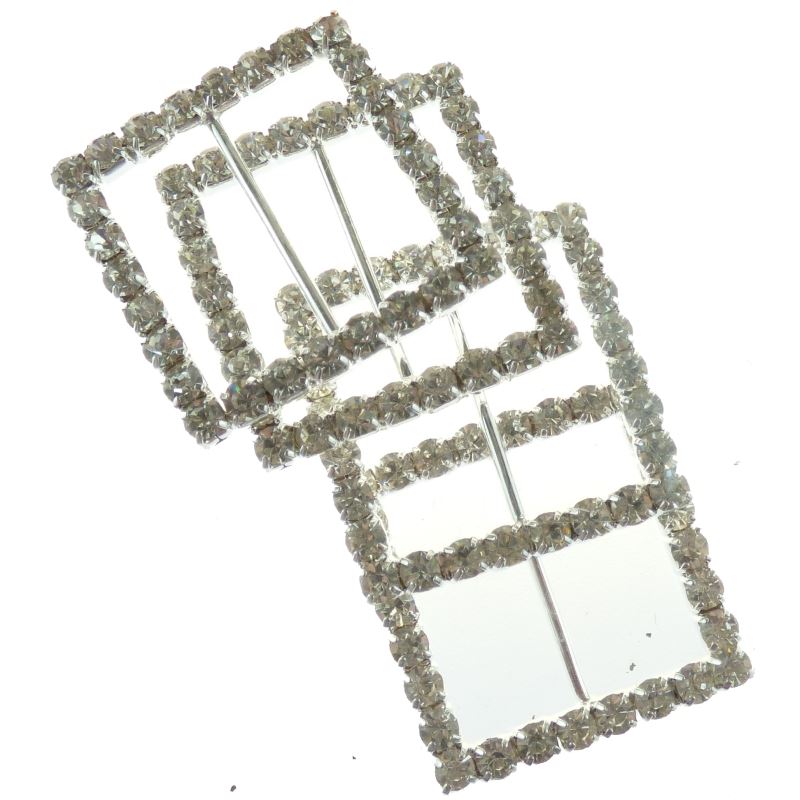 Diamant Effect Square 25mm/32mm - 10 Pieces