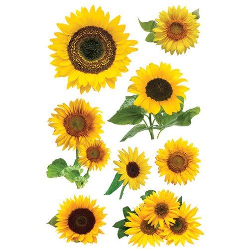 Paper House Productions - 3D Sunflowers Stickers