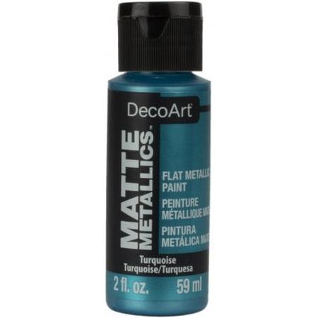 DecoArt Turquoise Matte Metallics