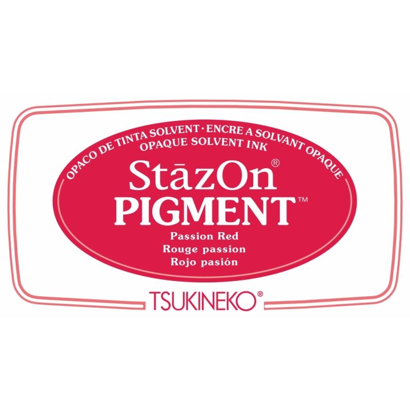 Stazon Pigment Pad Passion Red