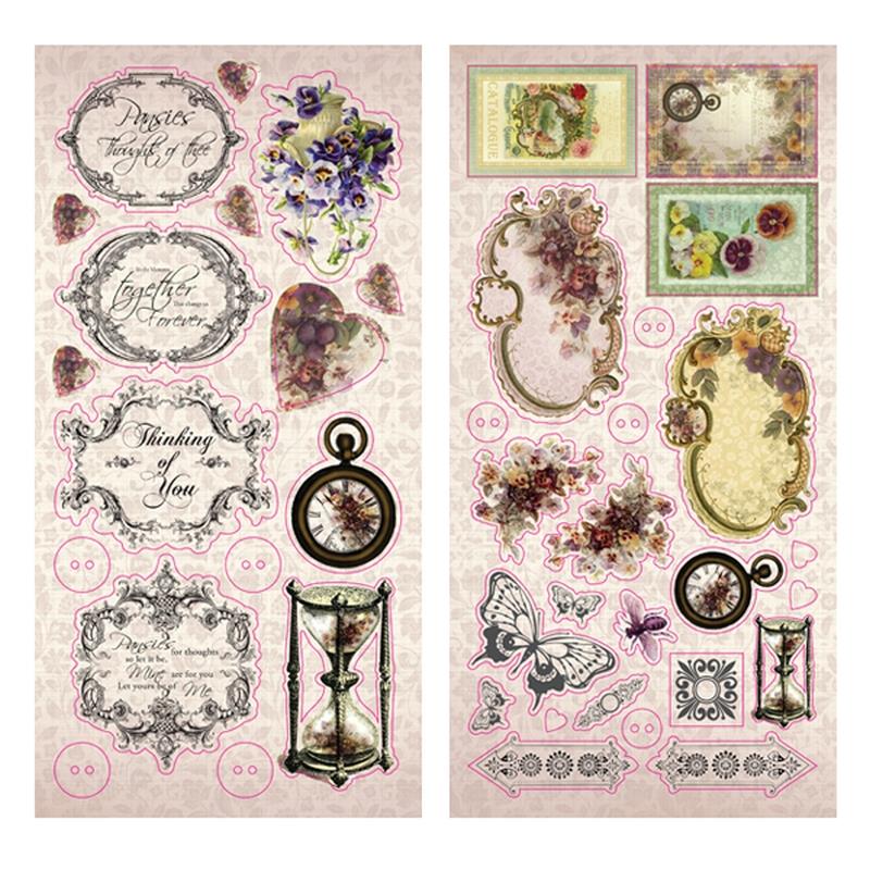 Con Hearts Ease Sticker Sheets x 2