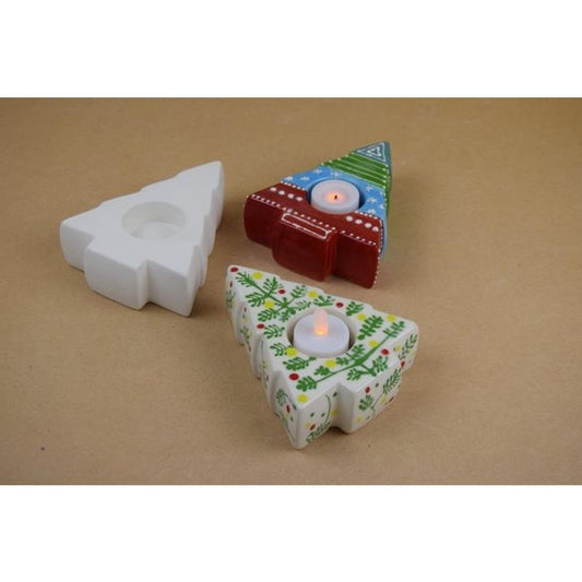 Christmas Tree T-Light Holder Box Quantity 6