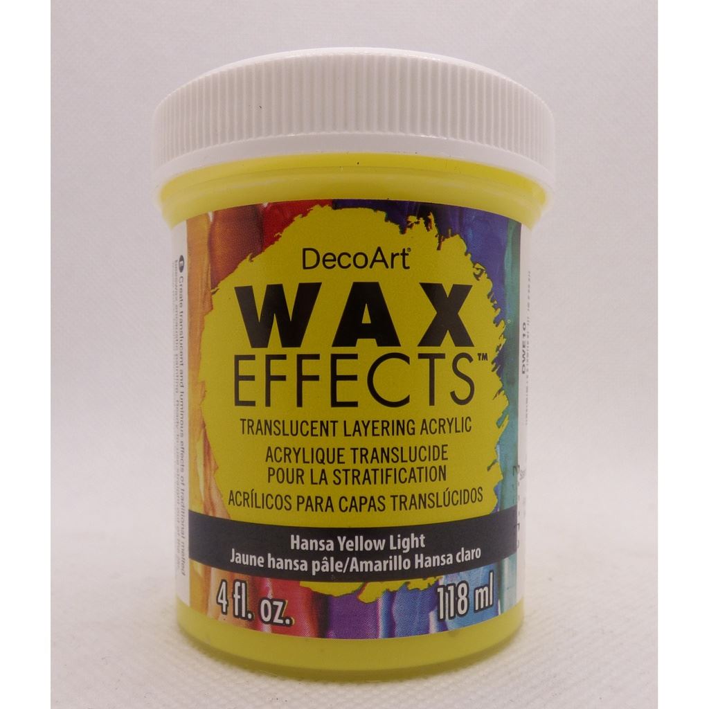 DecoArt Hansa Yellow Light 4OZ Wax Effects Encaustic Acrylic