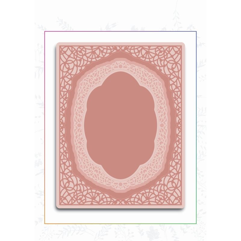 SCC Honey Silk Lace Frame Set Vintage Lace Nesting Dies