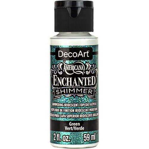 DecoArt Green Enchanted Shimmer - 2oz