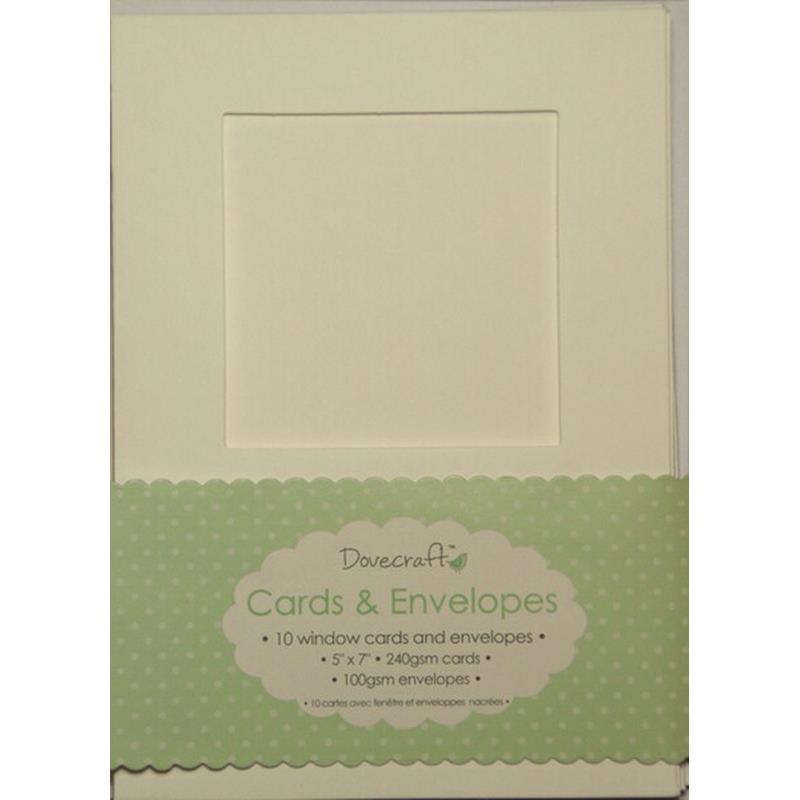Square Window Card 5x7Card & Envelope Pack