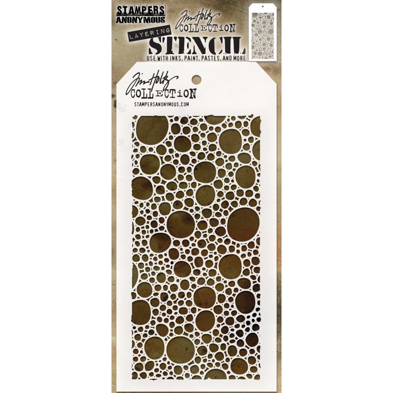 Tim Holtz - BUBBLES Stencils