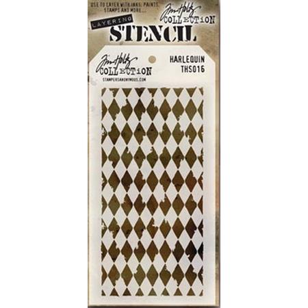 Tim Holtz - Harlequin Layered Stencil