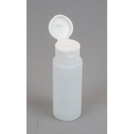 DecoArt Empty Fillable Plastic Bottle with Flip top Lid 2oz