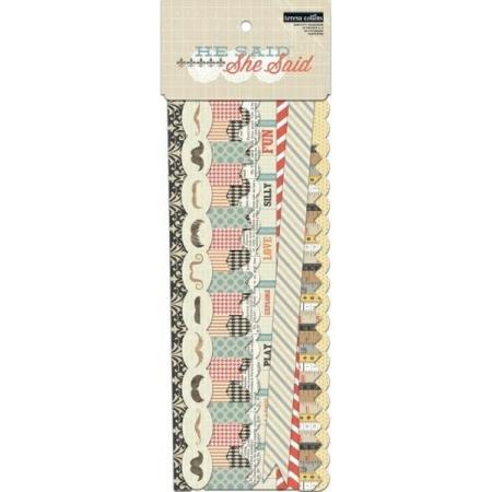He Said Border Strips Sold in Singles