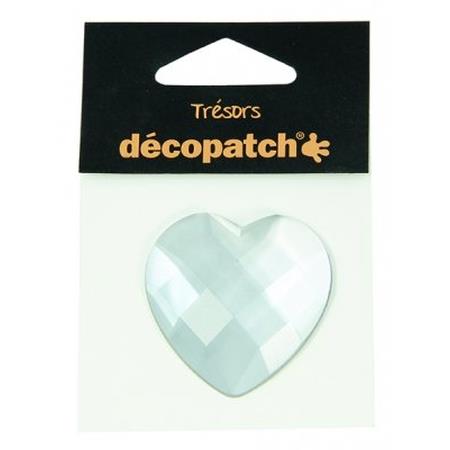 Pack of 1 heart, 4.5cm White