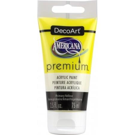 DecoArt Primary Yellow Premium Acrylic
