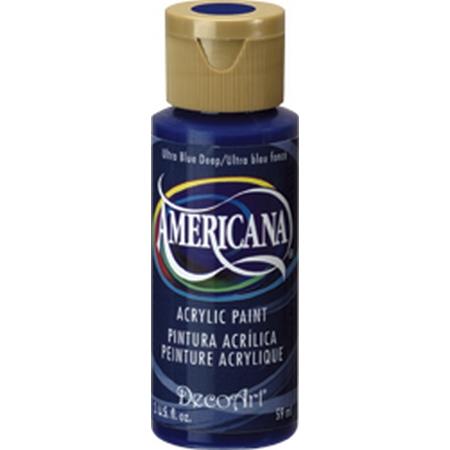 DecoArt Ultra Blue Deep Americana Acrylic 2oz