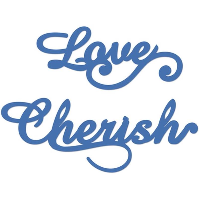 Decorative Die Love & Cherish