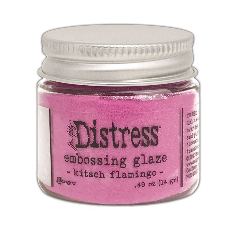 Tim Holtz - Distress Emboss Glaze Kitsch Flamingo