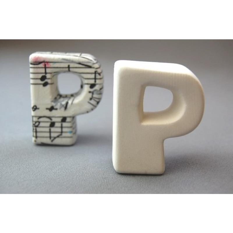 3d Letter P 4.5cm Inner Wrap Quantity 6