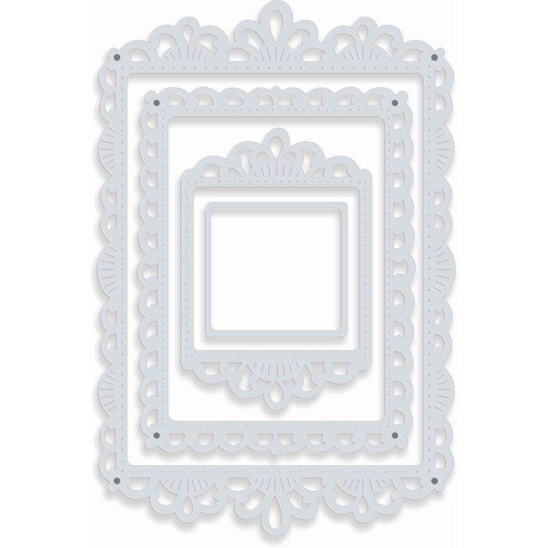 SD Looped Swirl Frame Set Sweet Dixie Cutting Die