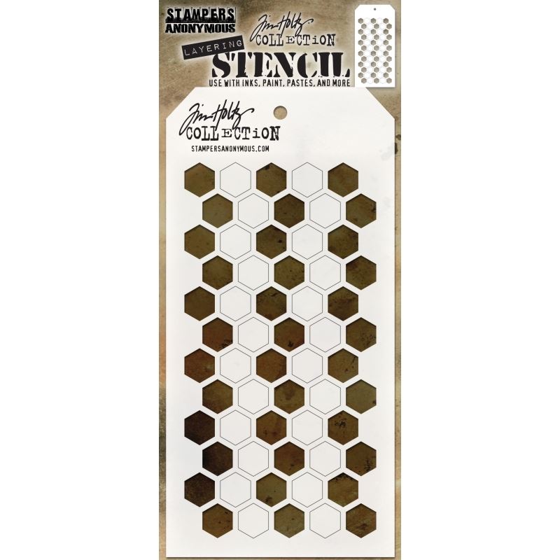 Tim Holtz - Shifter Hex Stencils