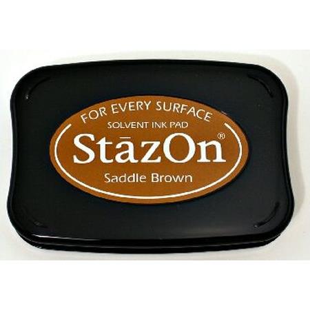 Saddle Brown StazOn On Pad