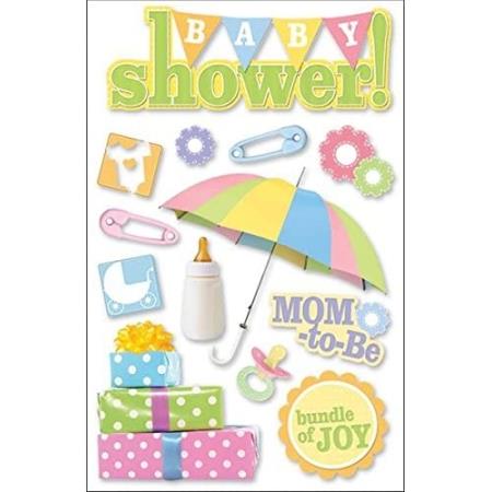 Paper House Productions - Baby Shower 3D Stickers