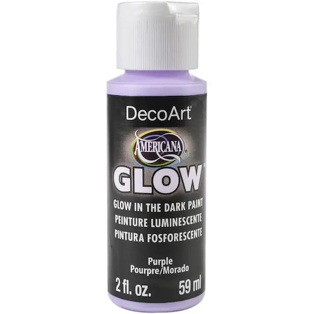 DecoArt Purple Americana Glow Colours 2oz Paint