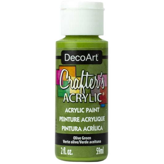 DecoArt Olive Green Crafters Acrylic 2oz