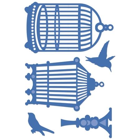 Decorative Dies Birds & Cages