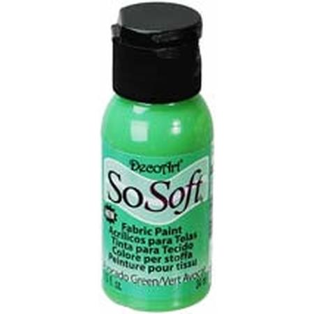 DecoArt Bright Avocado SoSoft Fabric Paint 1oz