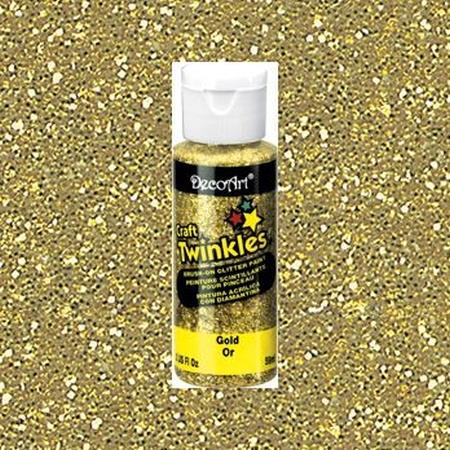 DecoArt Gold Craft Twinkles 2oz