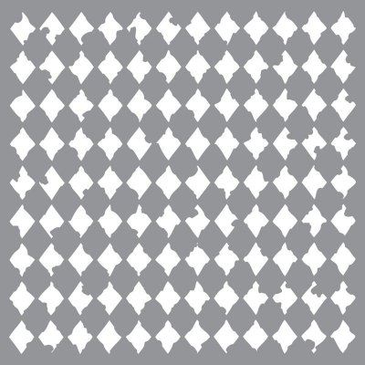 DecoArt Distressed Harlequin Stencil