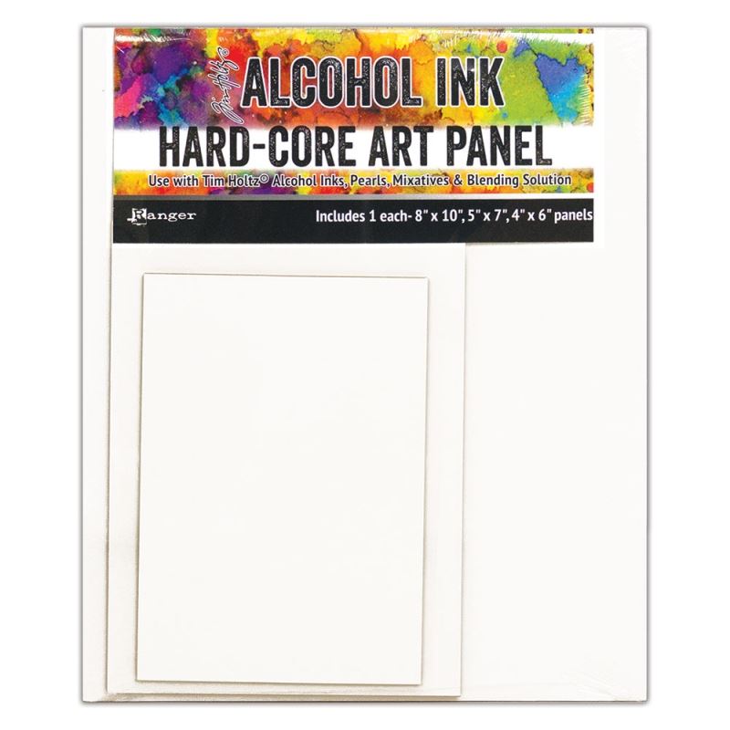 Tim Holtz - Hard Core Art Panels Rectangle 3 Pack 1 each of 4" x 6", 5" x 7" and 8" x 10"