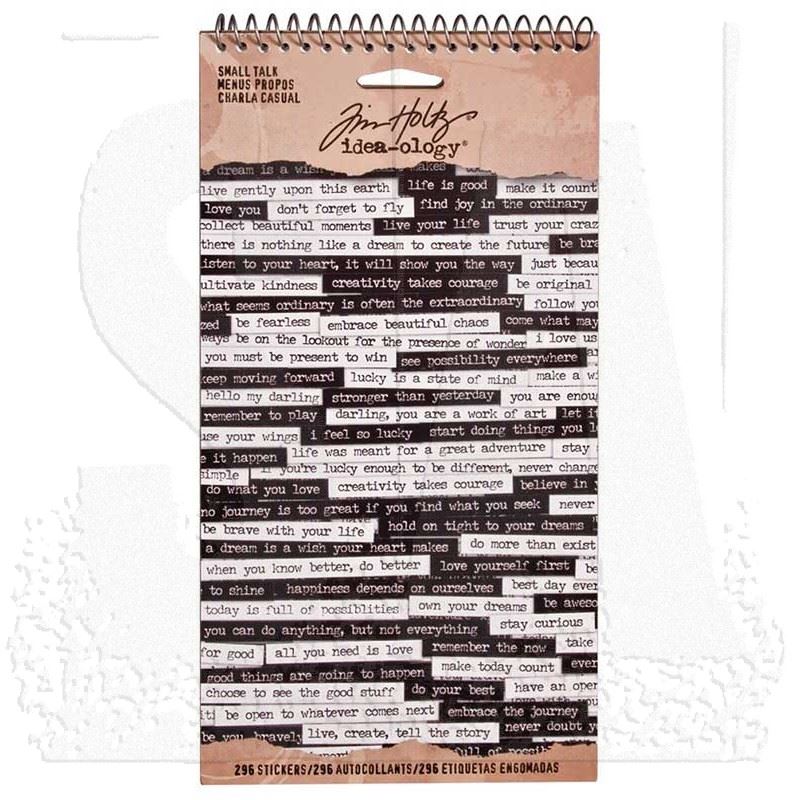 Tim Holtz idea-ology - Small Talk Stickers