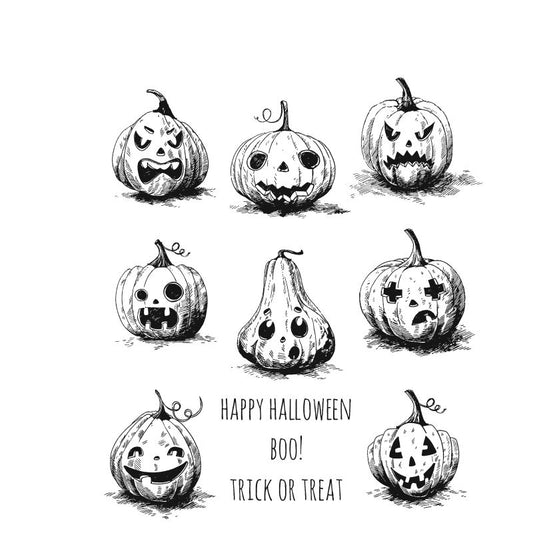 Tim Holtz - Pumpkinhead Cling Stamp