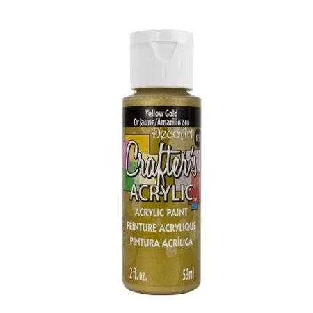 DecoArt Yellow Gold Crafters Acrylic 2oz