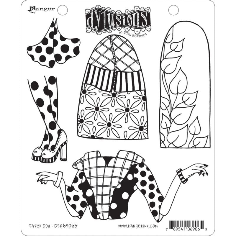 Stamp Paper Doll