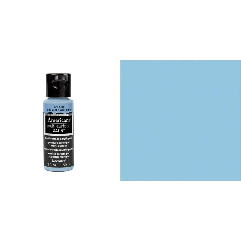 DecoArt Sky Blue Multi Surface Satin