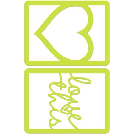 Decorative Dies Love Frames