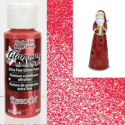 DecoArt Sizzling Red Glamour Dust
