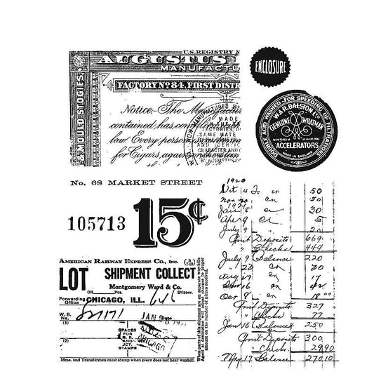 Tim Holtz - Etcetera- Stamp