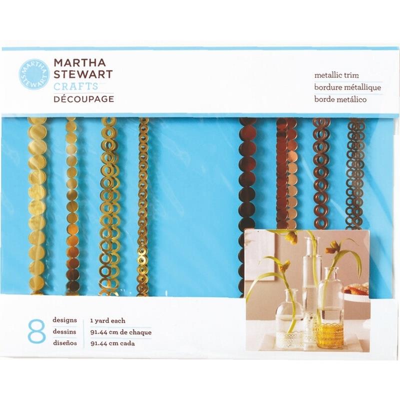 Martha Stewart Crafts Decoupage Metallic Trims - Copper