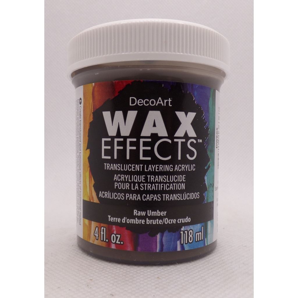 DecoArt Raw Umber 4OZ Wax Effects Encaustic Acrylic