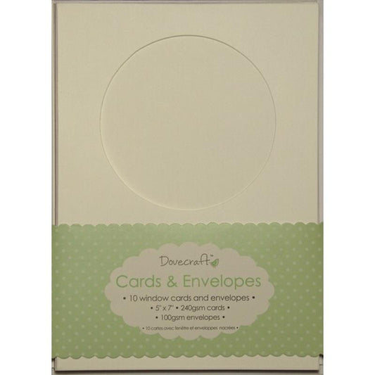 Circle Window Card 5x7Card & Envelope  Pack