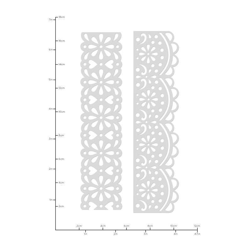 Decorative Die Lace Borders