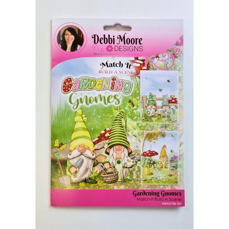 Gardening Gnomes Match It Die Set with Match It Forever Code